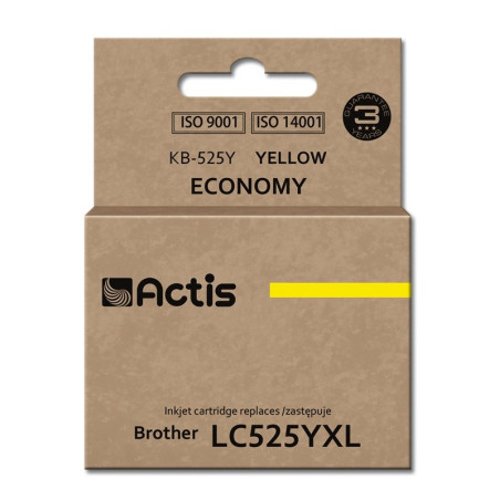 Actis KB-525Y Ink (replacement for Brother LC525Y; Standard; 15 ml; yellow)