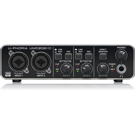 Behringer UMC202HD recording audio interface
