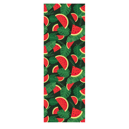 GreenBlue GB183 Classic Beech Deck Chair with Watermelon Print