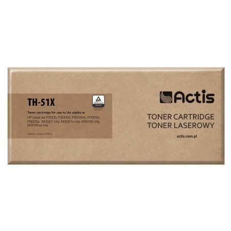 Actis TH-51X Toner (replacement for HP 51X Q7551X; Standard; 13.000 pages; black)