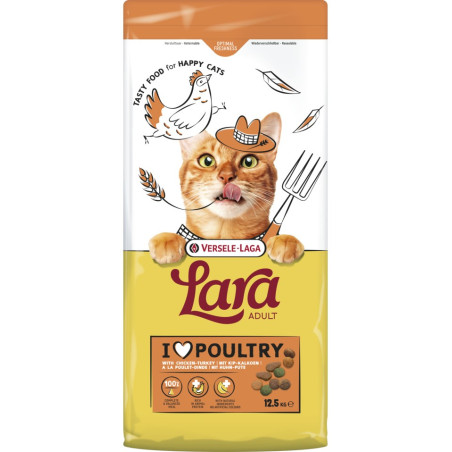 VERSELE-LAGA Lara Chicken with turkey - dry cat food - 12,5kg