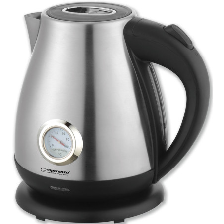 Esperanza EKK029 electric kettle 1.7 L 2200 W Black, Steel