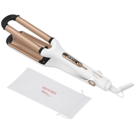 Concept KT2140 Hair styling device – waver gold, white