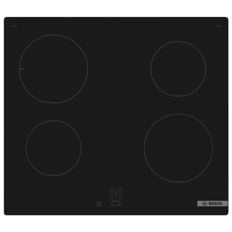 Bosch Serie 2 PUG61RAA5E hob Black Built-in 60 cm Zone induction hob 4 zone(s)