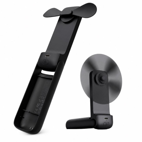 AECOOLY Pocket 01 Foldable Handheld Fan, Black