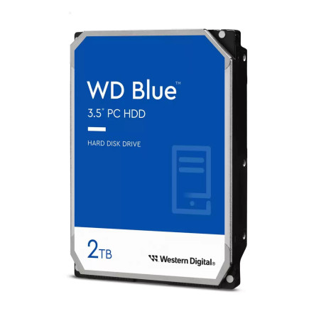HDD|WESTERN DIGITAL|Blue|2TB|SATA 3.0|64 MB|5400 rpm|3,5"|WD20EARZ