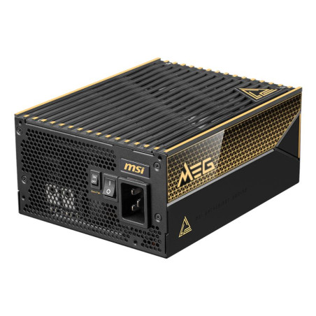 Power Supply|MSI|MEG AI1600T PCIE5|ATX 3.1|1600 Watts|Efficiency 80 PLUS TITANIUM|MEGAI1600TPCIE5