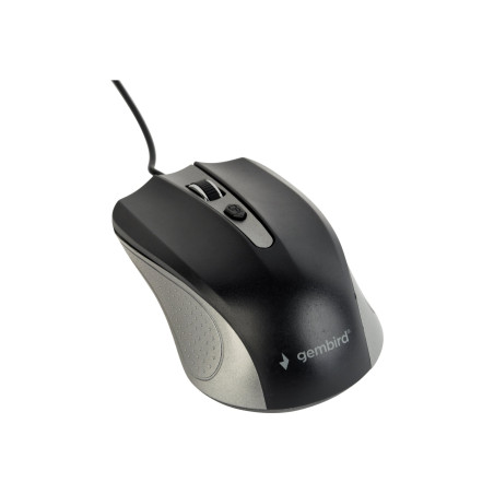 MOUSE USB OPTICAL GREY/BLACK/MUS-4B-01-GB GEMBIRD