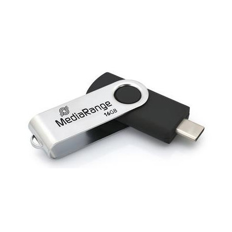 MEMORY DRIVE FLASH USB-C 16GB/MR1951 MEDIARANGE