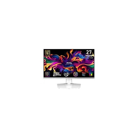 MSI MAG 272QPWDE QD-OLED X28 computer monitor 67.3 cm (26.5") 2560 x 1440 pixels Wide Quad HD White