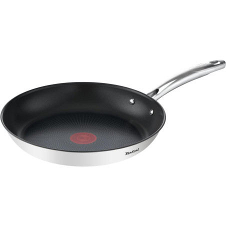TEFAL | Pan | Duetto+ G7320655 | Frying | Diameter 28 cm | Halogen, induction, ceramic glass, gas, electric | Suitable for induction hob | Black | Fixed handle