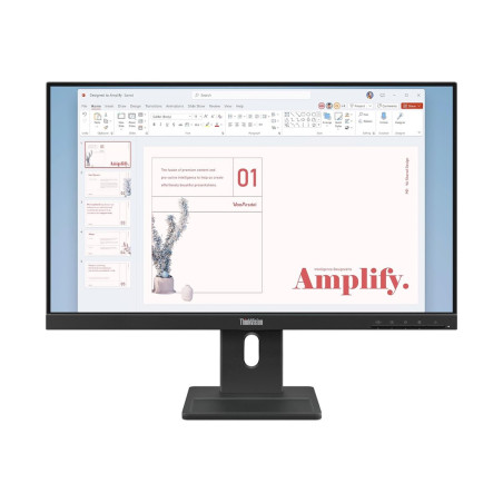 Lenovo | ThinkVision E24-40 | 23.8 " | IPS | 16:9 | 100 Hz | 4 ms | 1920 x 1080 pixels | 250 cd/m² | HDMI ports quantity 1 | Raven Black | Warranty 36 month(s)
