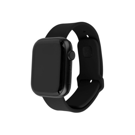 Fixed | Sporty Strap Set for Apple Watch 42/44/45mm | 170-235 mm | Black | Silicone