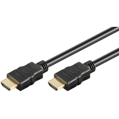 Goobay 80102 HDMI High‑Speed Cable with Ethernet | Soft | 1.5 m