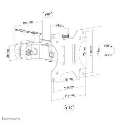 Neomounts FL40-430BL11 TV...