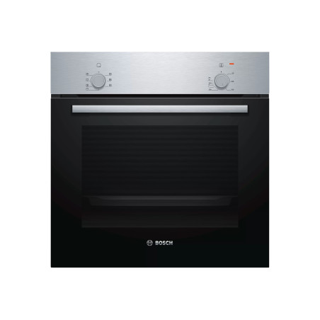 Bosch | Oven | HBF010BR1S | 66 L | A | Multifunctional | Manual | Knobs | Height 59.5 cm | Width 59.4 cm | Stainless steel