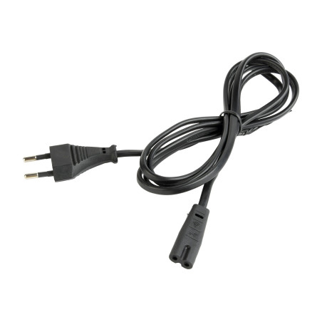 Cablexpert | Power cord (C7), VDE approved | PC-184-075-1.8M | Black | CEE 7/16 to C7