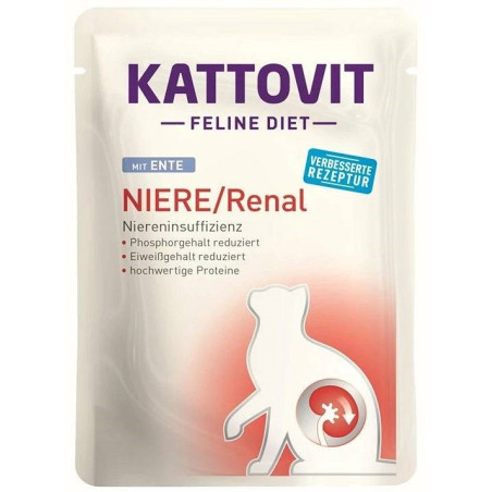 KATTOVIT Feline Diet Niere/Renal Duck - wet cat food - 85g