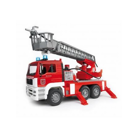 BRUDER MAN Fire engine with selwing ladder