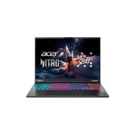 Acer | Nitro V 16S AI AN16S-61-R6Q1 | Obsidian Black | 16 " | IPS | WUXGA | AMD Ryzen AI 7 | 350 | 16 GB | DDR5 | Solid-state drive capacity 1000 GB | NVIDIA GeForce RTX 5060 | Windows 11 Home | 802.11ax | Bluetooth version 5.3 | Keyboard language US inte