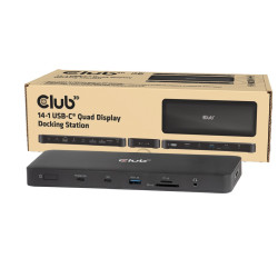 CLUB3D 14-1 USB-C® Quad...