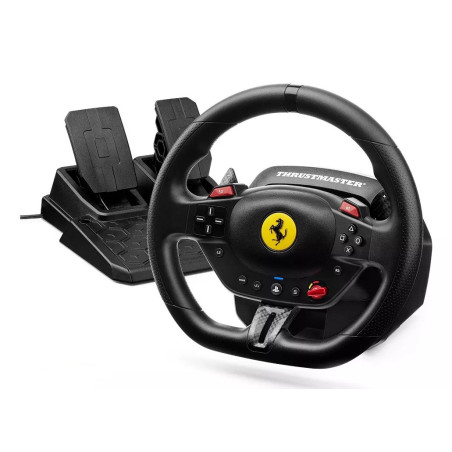 Thrustmaster T98-P Ferrari 296 GTB Black USB Steering wheel + Pedals Analogue / Digital PC, PlayStation 4, PlayStation 5