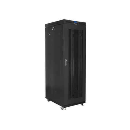LANBERG FREE STANDING 19" RACK CABINET 42U 800x1000 BLACK perforated doors