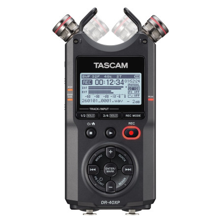 Tascam DR-40XP - portable four-track digital recorder with a USB audio interface