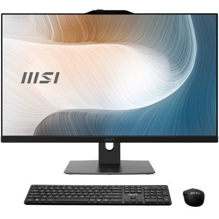 MSI Modern AM272P 1M-1293XEU All-in-One PC/workstation Intel Core 5 120U 68.6 cm (27") 1920 x 1080 pixels 16 GB DDR5-SDRAM 512 GB SSD Wi-Fi 6E (802.11ax) Black