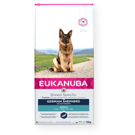 EUKANUBA Breed Specific German Shepherd Adult - dry dog food - 12kg