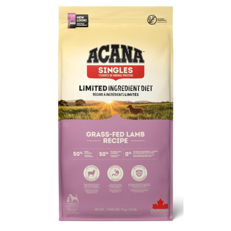 ACANA Singles Grass-Fed Lamb - dry dog food - 17kg