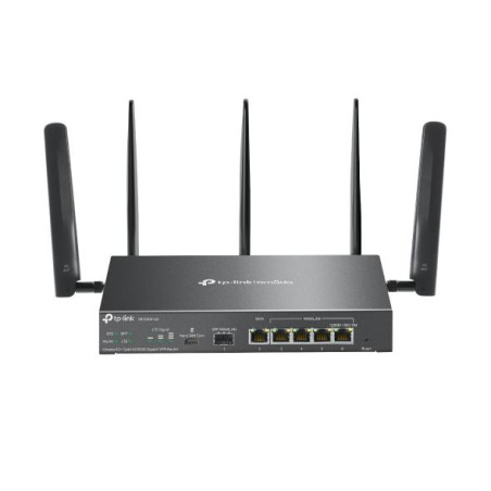 Wireless Router|TP-LINK|Omada 4G+ Cat6 AX3000 Gigabit VPN Router|Wi-Fi 6 (802.11ax)|Data speed 2402 Mbit/s|Ethernet WAN Yes|SIM card slot Yes|Ethernet LAN Yes|5xLAN ports|ER706W-4G
