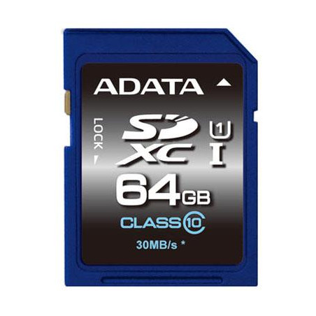 MEMORY SDXC 64GB CLASS10/ASDX64GUICL10-R ADATA