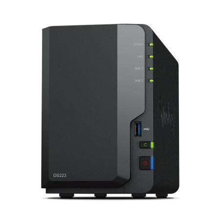NAS STORAGE TOWER 2BAY/NO HDD USB3.2 DS223 SYNOLOGY