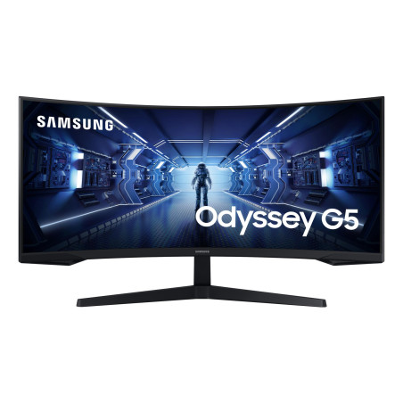 Samsung | Curved Monitor | LC34G55TWWPXEN | 34 " | VA | UWQHD | 21:9 | 165 Hz | 1 ms | 3440 x 1440 | 250 cd/m² | HDMI ports quantity 1 | Black | Warranty 24 month(s)