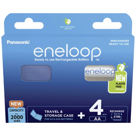 Panasonic | Rechargeable Batteries | ENELOOP BK-3MCDEC4BE | AA | 2000 mAh | 4 pc(s)