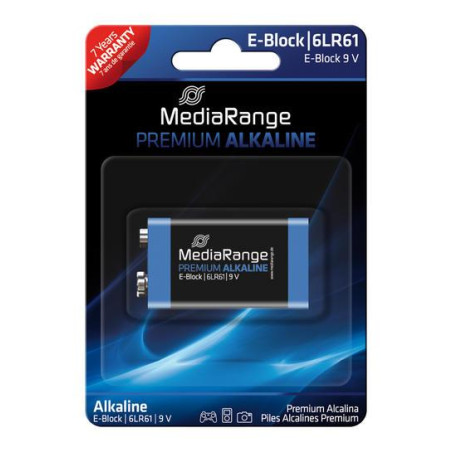 BATTERY ALKALINE E-BLOCK 9V/MRBAT107 MEDIARANGE