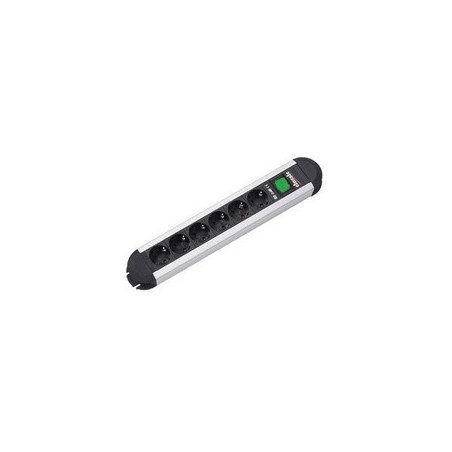 Bachmann PRIMO power extension 1.75 m 6 AC outlet(s) Black, Grey