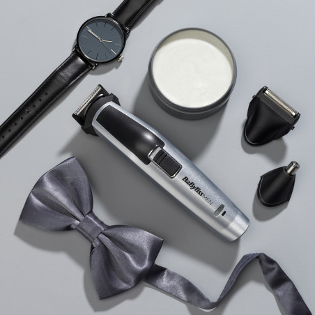 BaByliss 8-in-1 Titanium Silver, Black Nickel-Metal Hydride (NiMH)