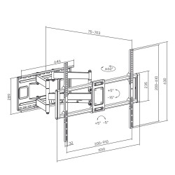 Maclean MC-482 TV Wall...