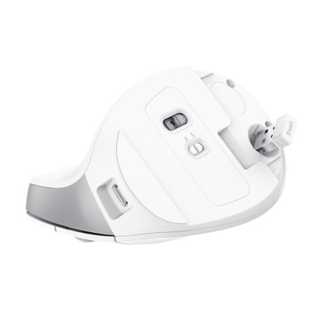 Trust Bayo II - Ergonomic Wireless Mouse (white)