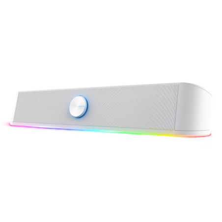 Trust GXT 619W Thorne - 2.0 channel soundbar, 6 W (white)