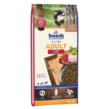 Bosch ADULT MIT LAMM & REIS 15 kg