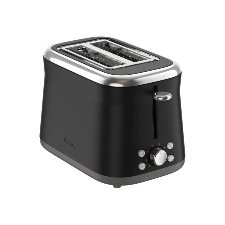 TEFAL Toaster | TT7208E0 Collection Retro | Power 850 W | Number of slots 2 | Housing material Stainless steel | Black