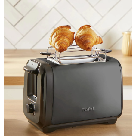 TEFAL Subito TT5S18E0 | Number of slots 2 | Power 1200 W | Black | Housing material Stainless steel/Plastic