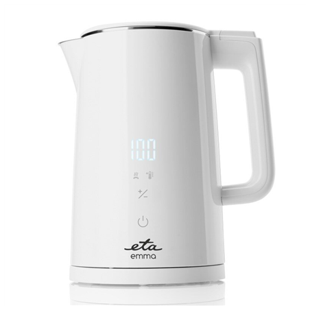 ETA | Kettle | ETA559590010 Emma | Electric | 2200 W | 1.5 L | Stainless steel | 360° rotational base | White