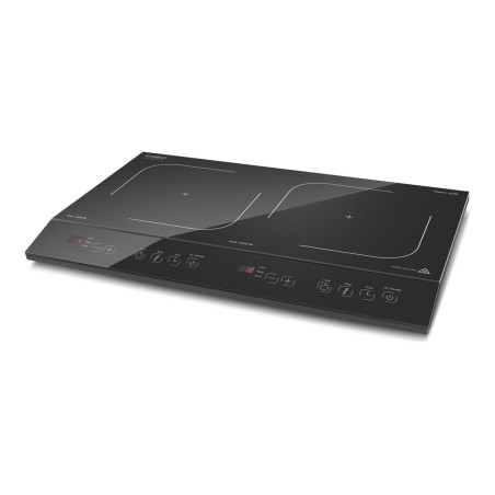 Caso | Free standing table hob | 02231 | Number of burners/cooking zones 2 | Sensor touch control | Induction | Black