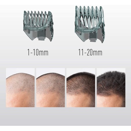 Panasonic | Hair clipper | ER-GC63-H503 | Cordless or corded | Wet & Dry | Number of length steps 39 | Step precise 0.5 mm | Black