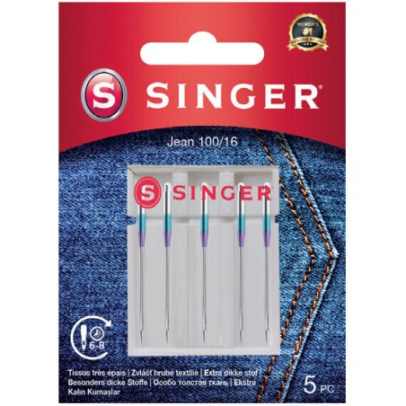 Singer | Denim Needle 100/16 5PK