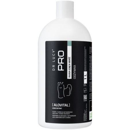 DR LUCY Pro Alovital Long Coat – dog conditioner – 1l